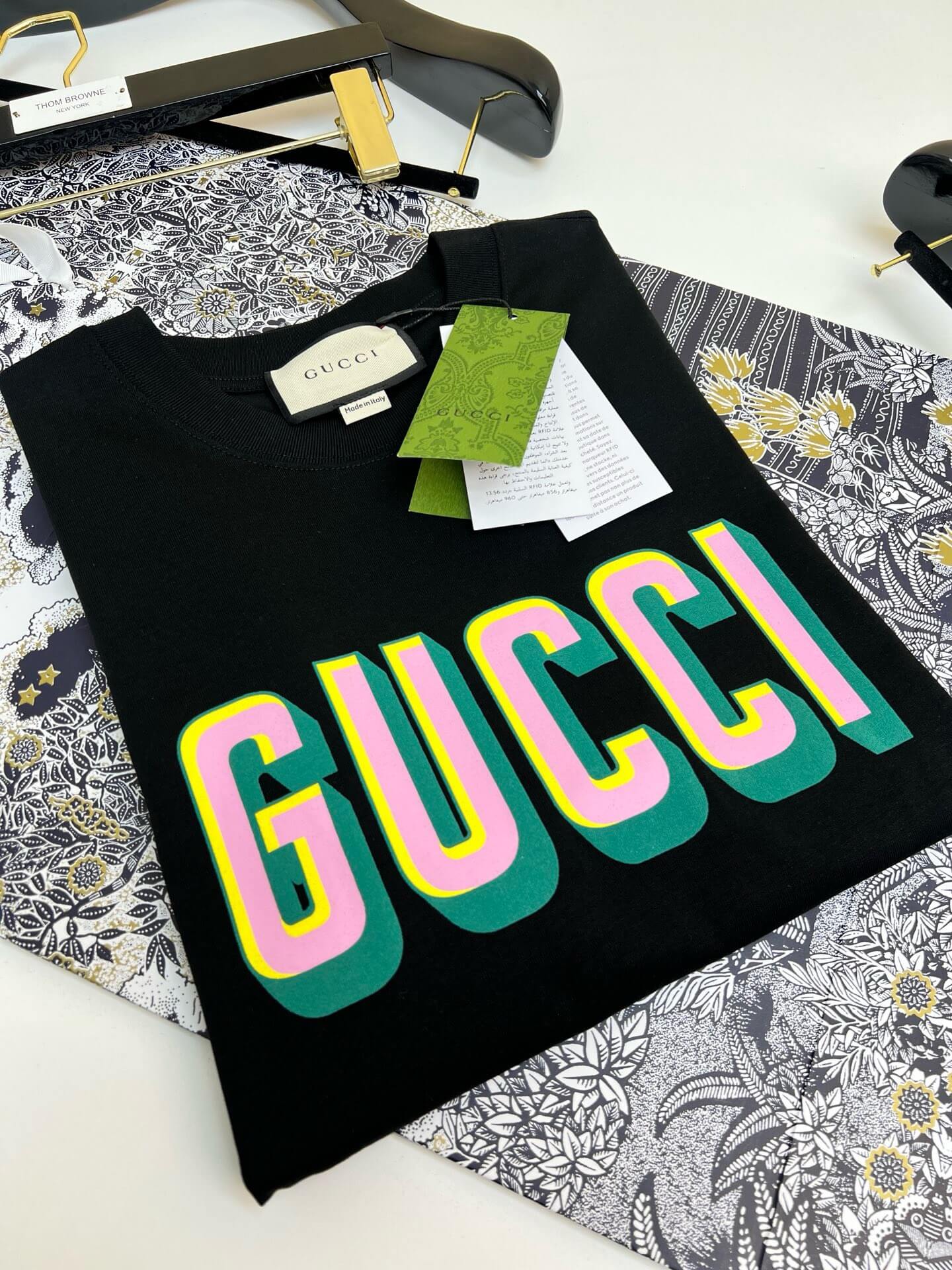 T-shirt imprimé lettres 3D