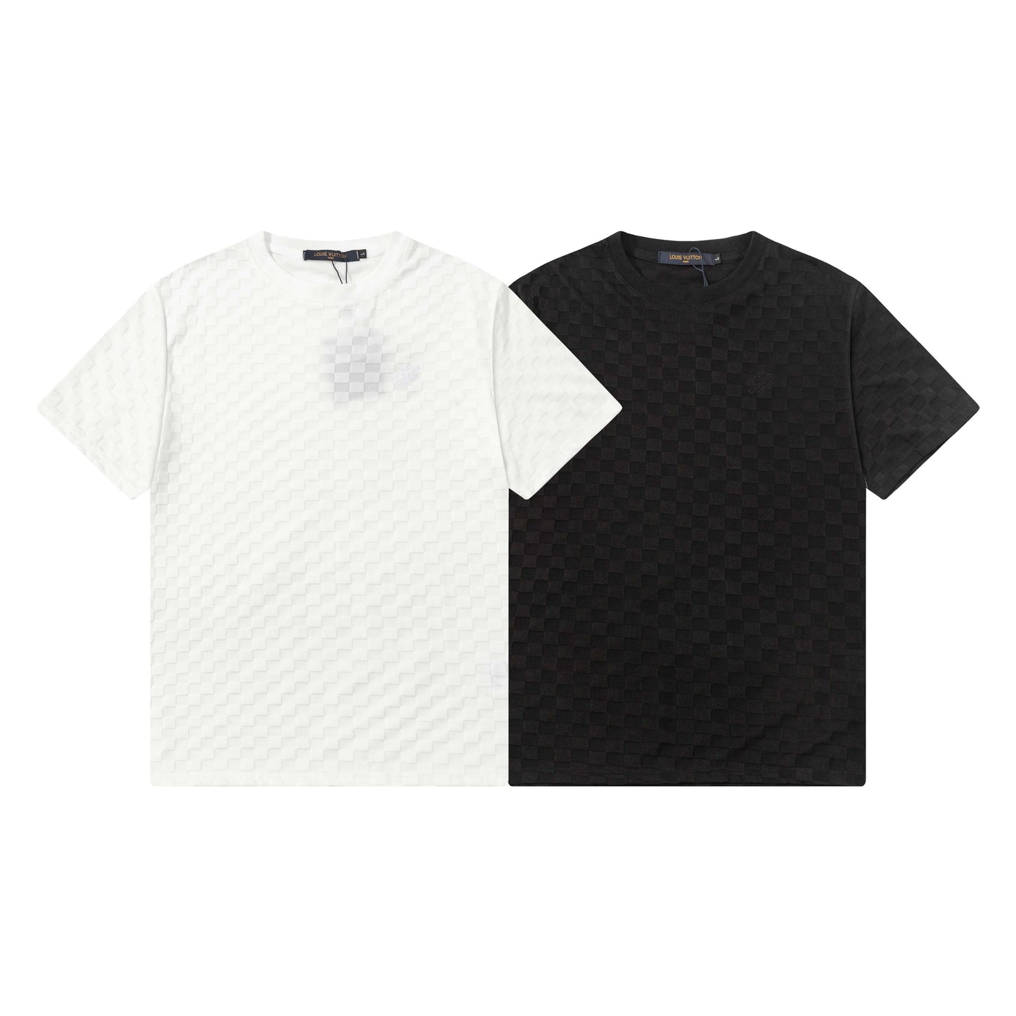 T-shirt à motif treillis