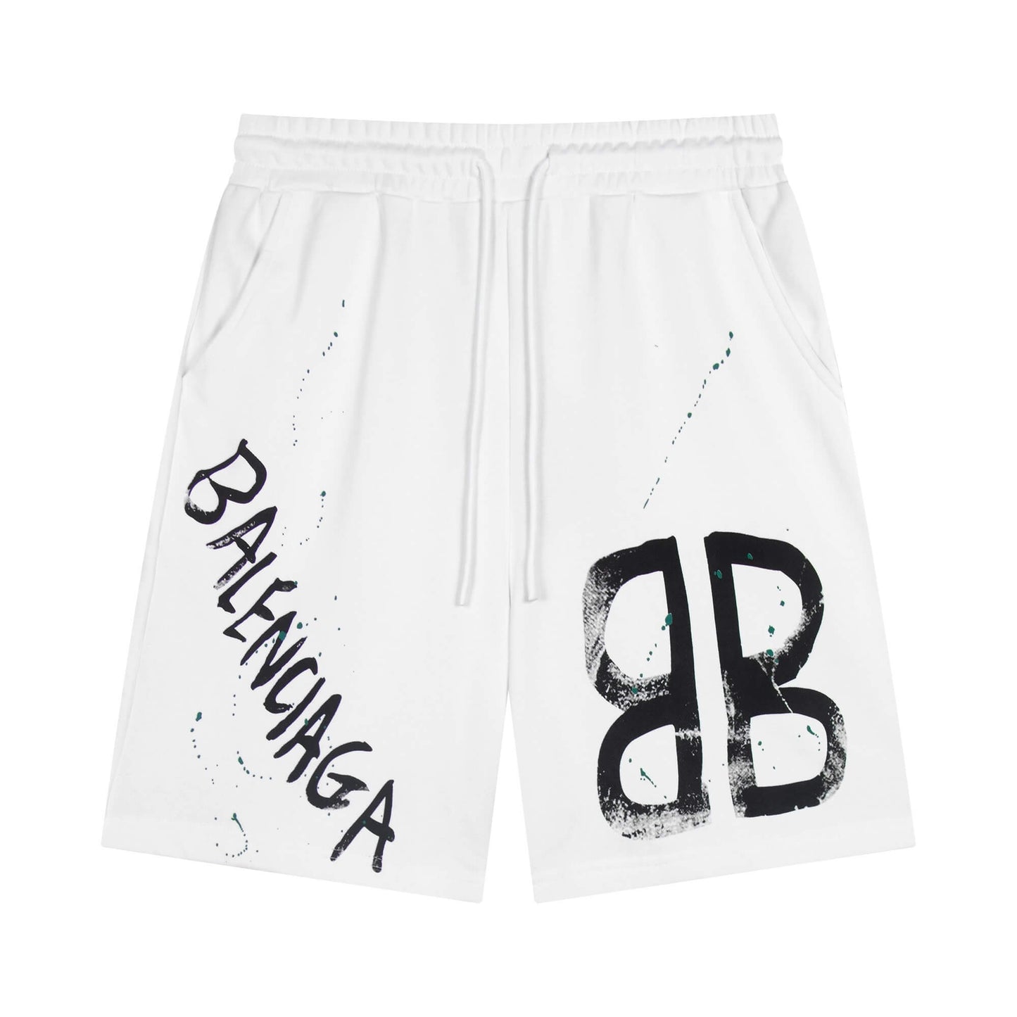 Short à imprimé éclaboussures