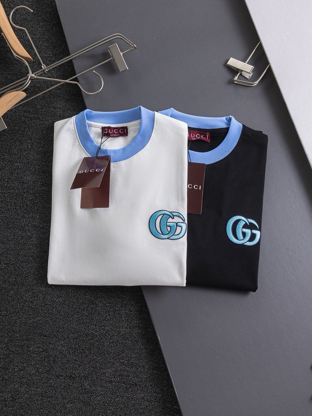 T-shirt brodé Double G sur la poitrine