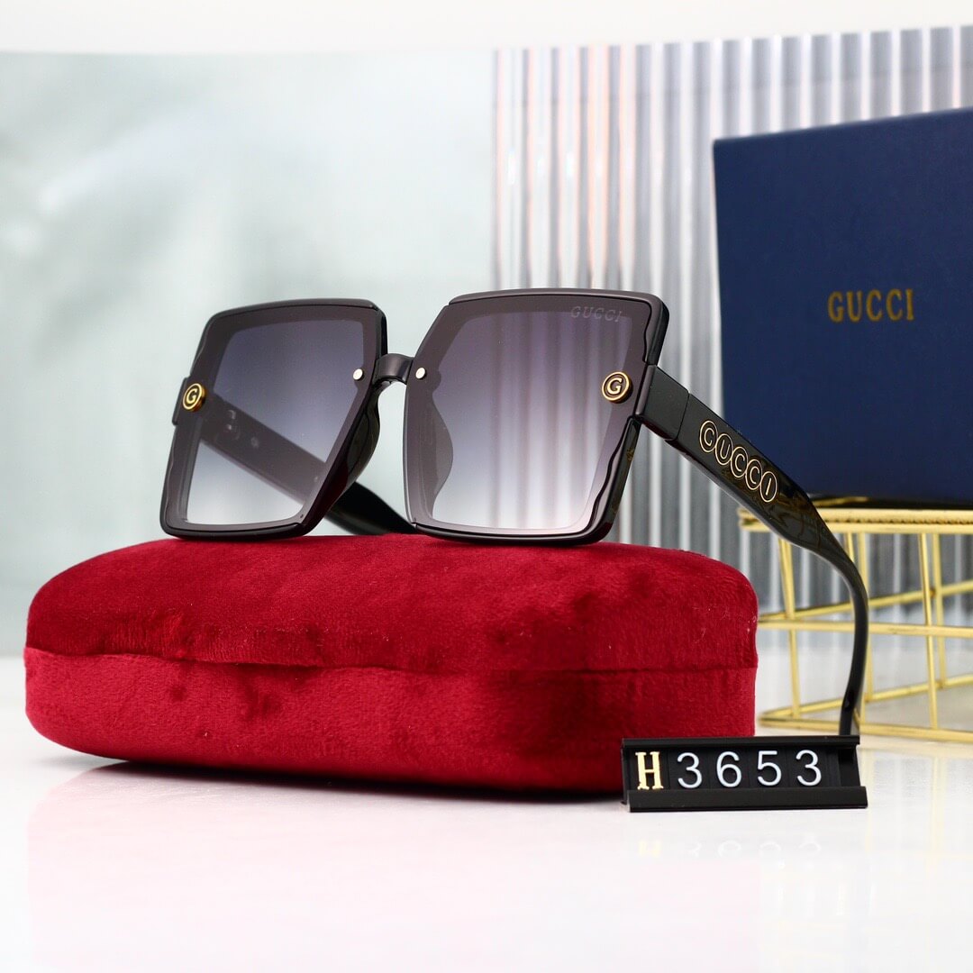 Quadratische Sonnenbrille im modernen Retro-Vollformat