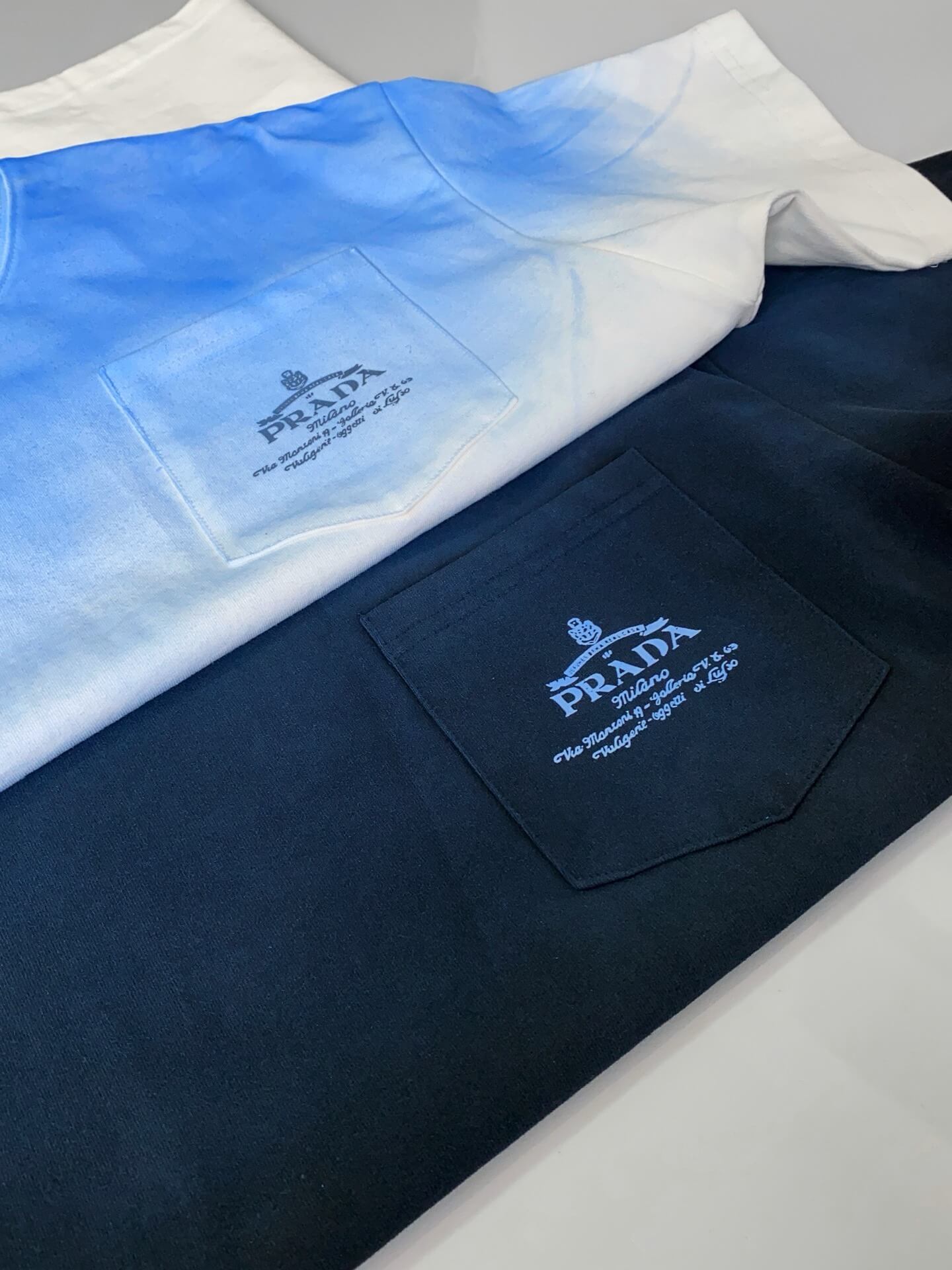 T-shirt à motif dégradé