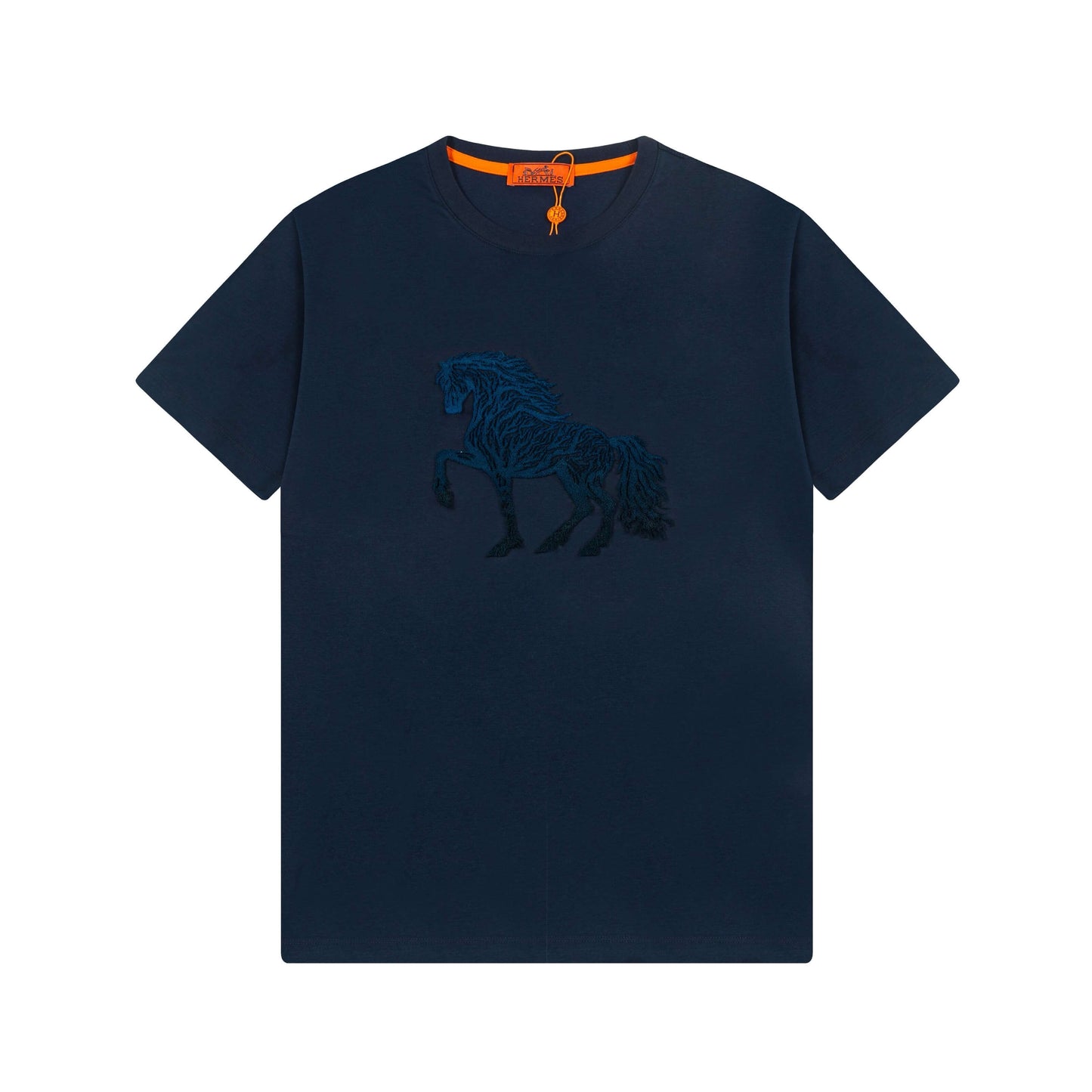 T-shirt délicat avec broderie de cheval