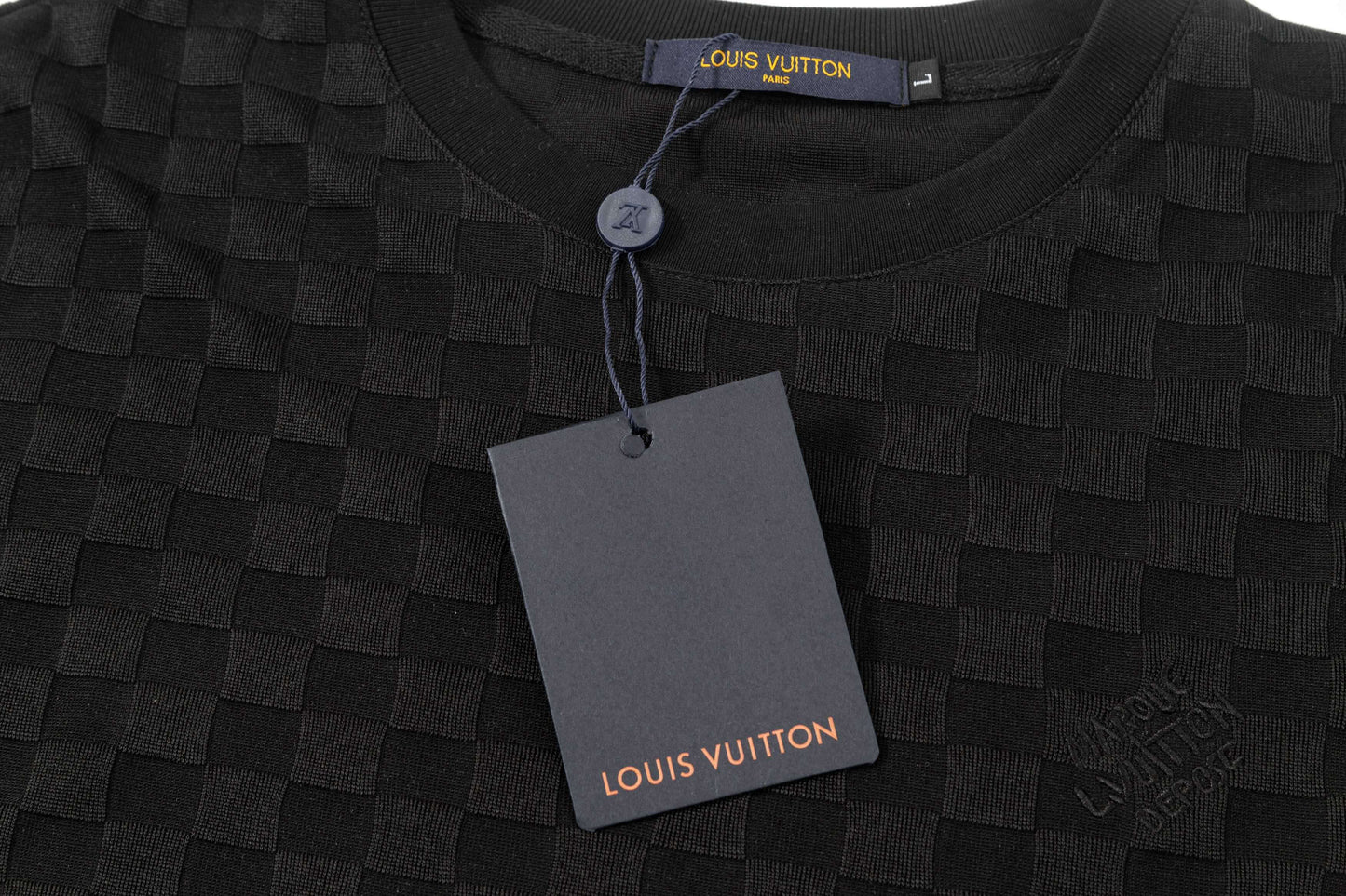 T-shirt à motif treillis