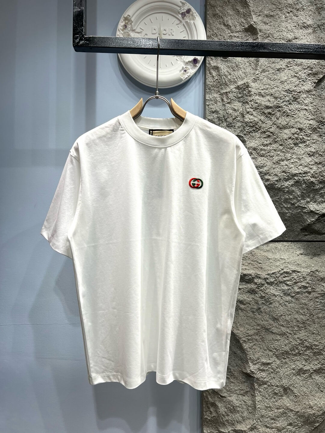 Nouveau t-shirt brodé Double G