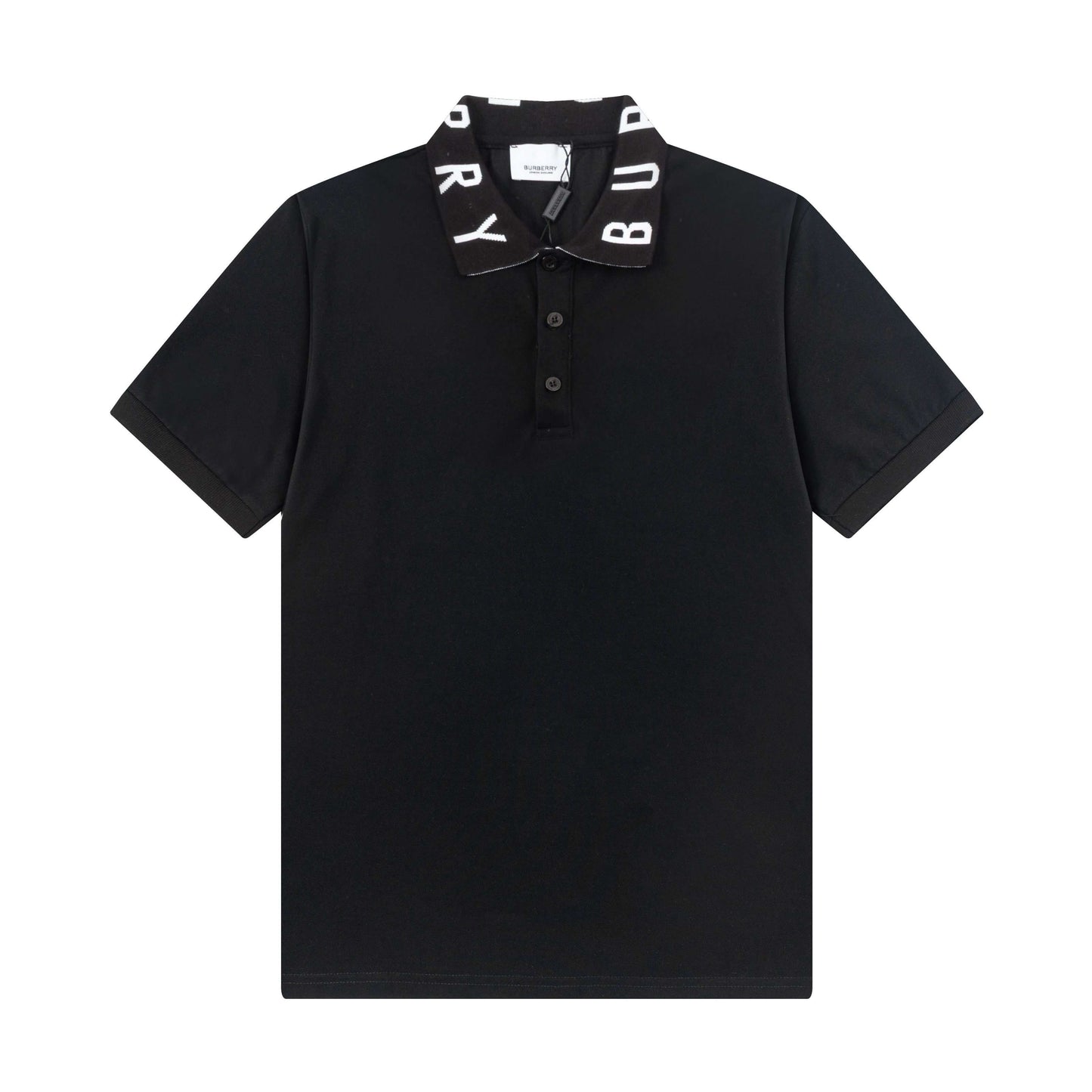 Polo à lettres encolure