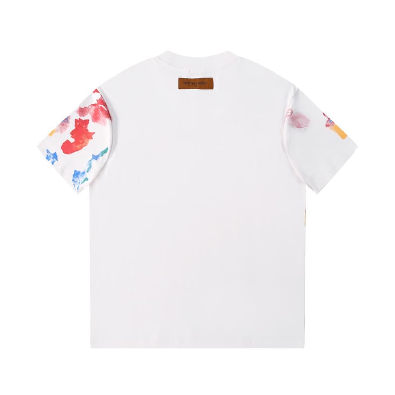 T-shirt imprimé à l'encre de Chine