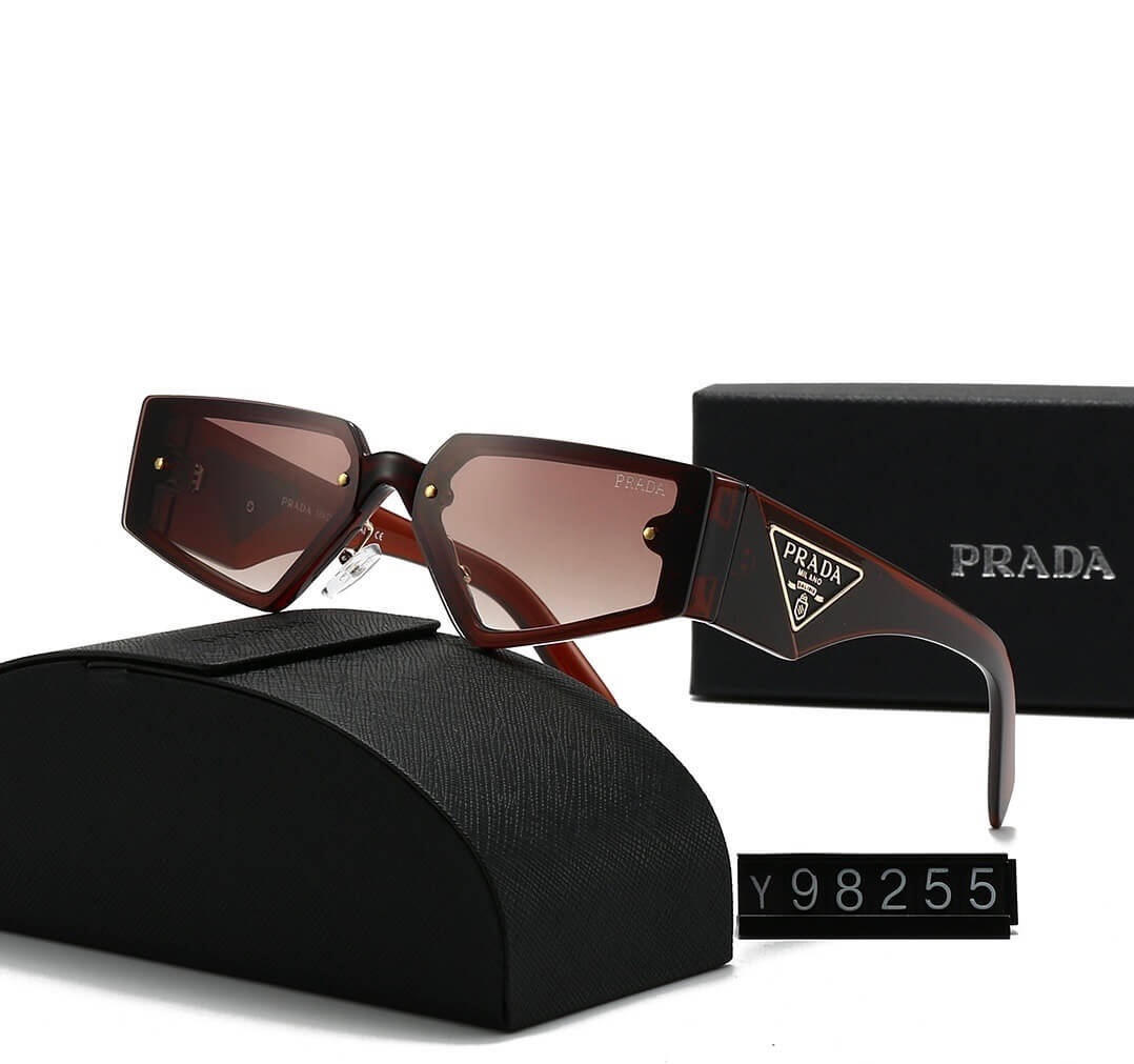 Moderne Vollrand-Sonnenbrille im Geek-Stil
