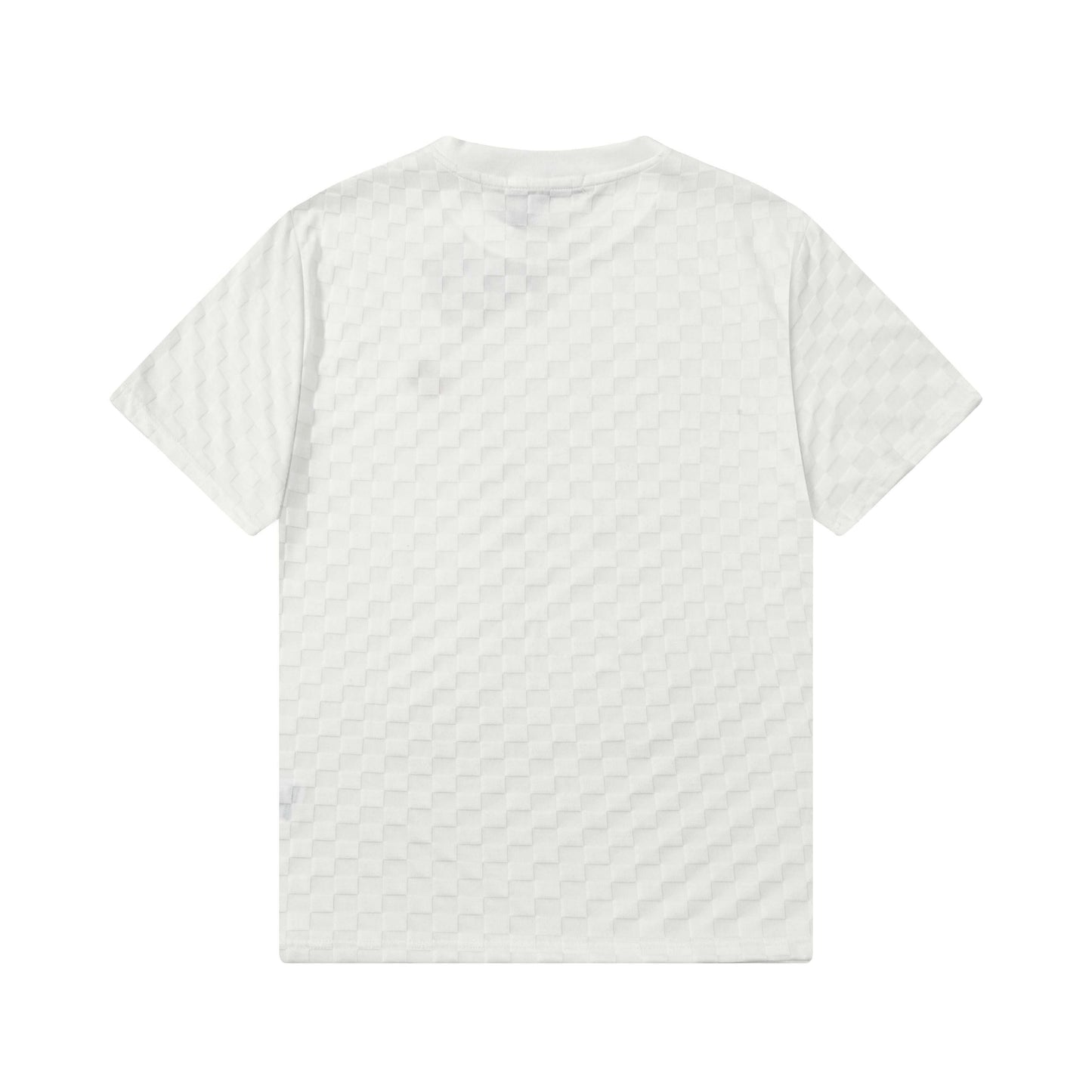 T-shirt à motif treillis