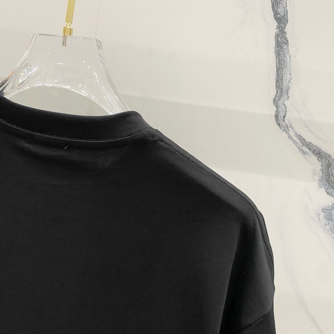 T-shirt imprimé lettre Double Shadow