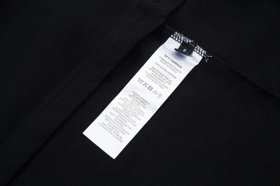T-shirt imprimé lettre en aluminium