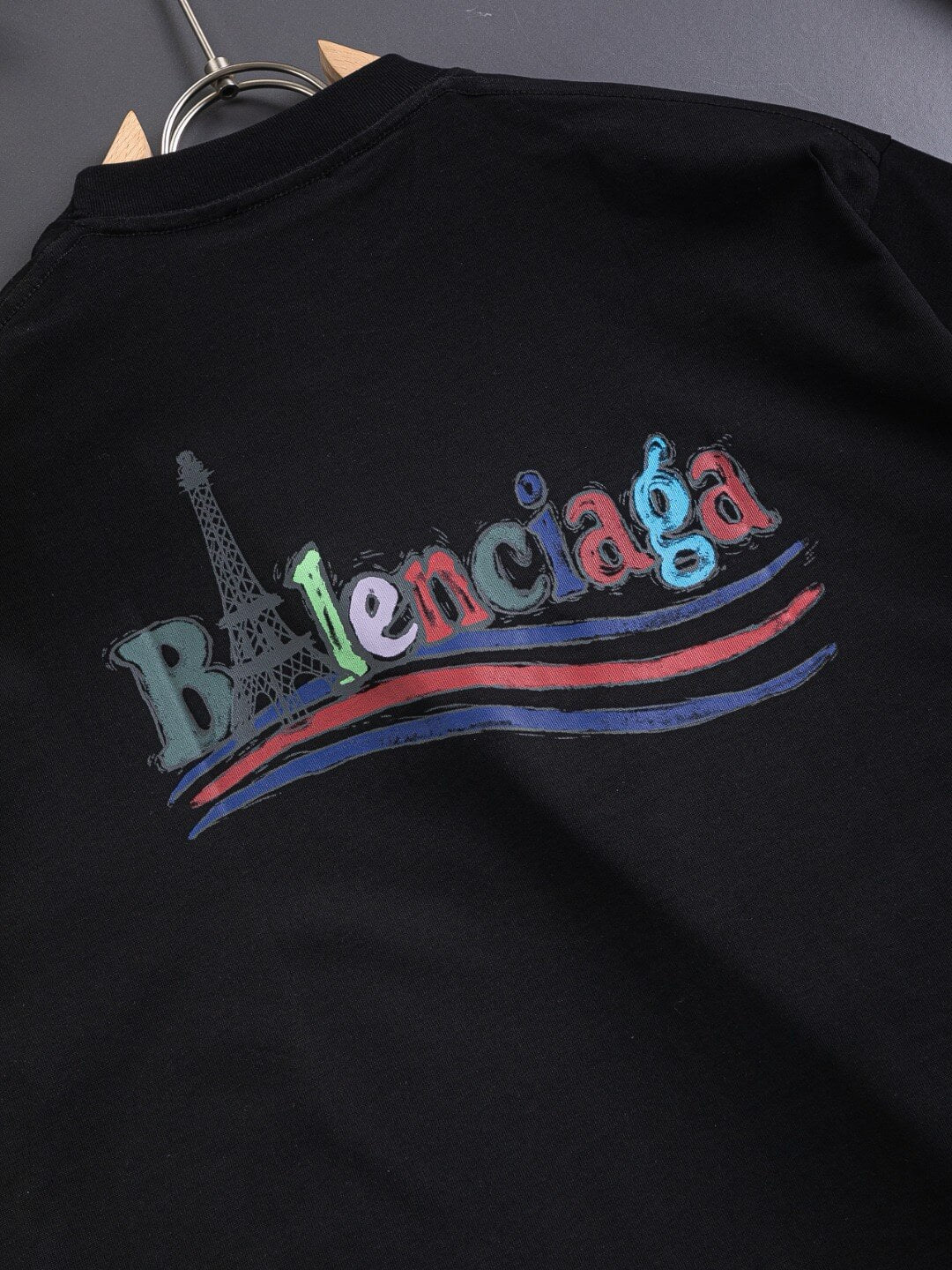 T-Shirt mit Coca-Cola-Paris-Print