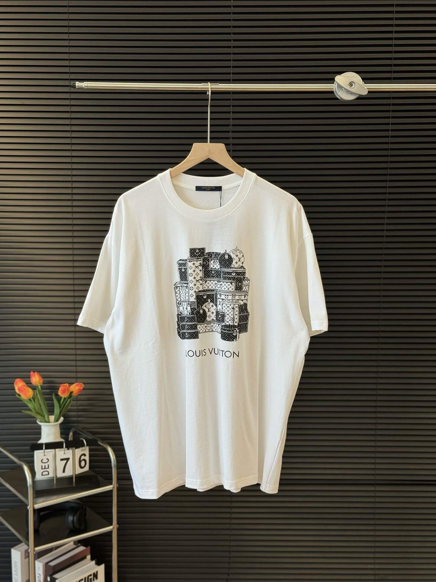 T-shirt imprimé motif château