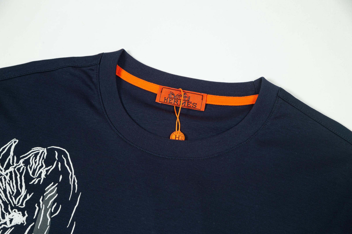 T-shirt brodé cheval