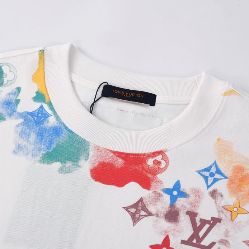 T-shirt imprimé à l'encre de Chine