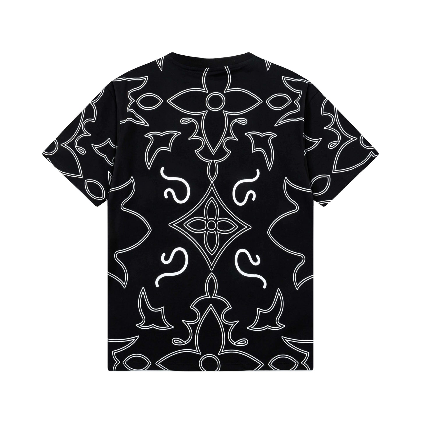 T-shirt à rayures imprimées