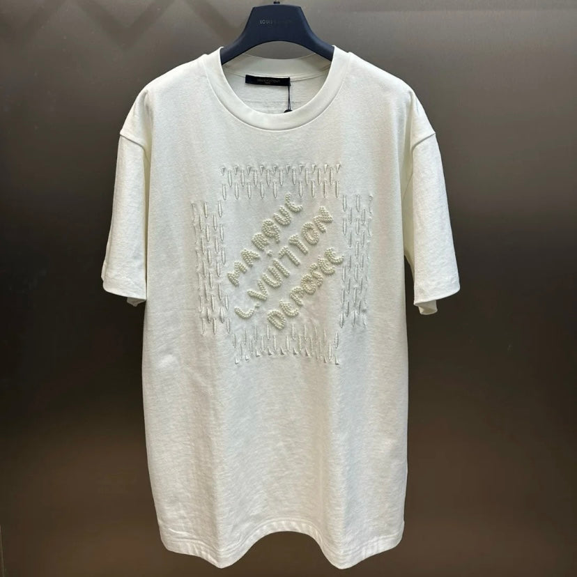 T-shirt brodé de perles