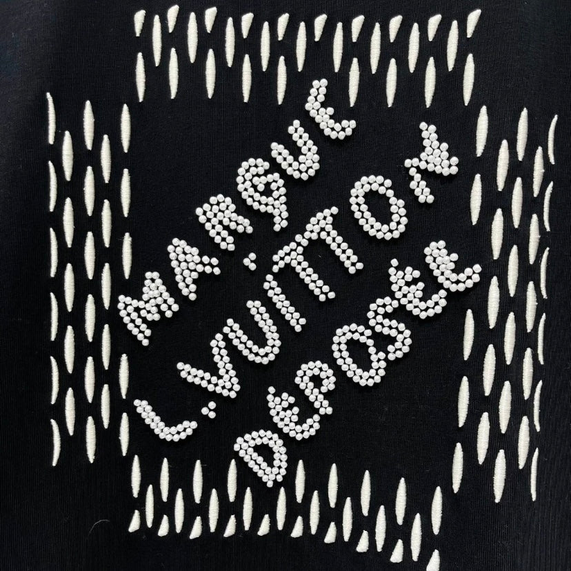 T-shirt brodé de perles