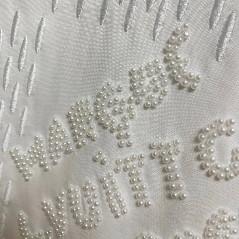 T-shirt brodé de perles