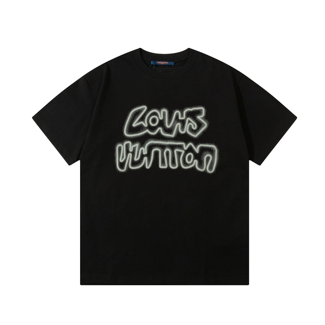 T-shirt imprimé en mousse à lettres