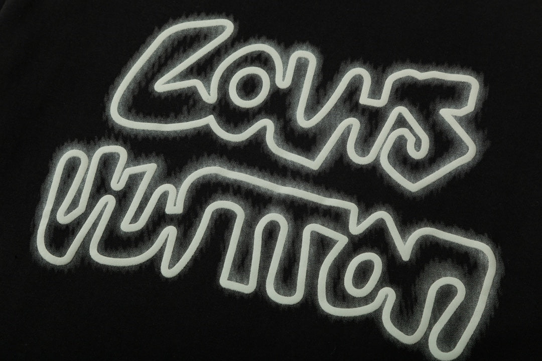 T-shirt imprimé en mousse à lettres
