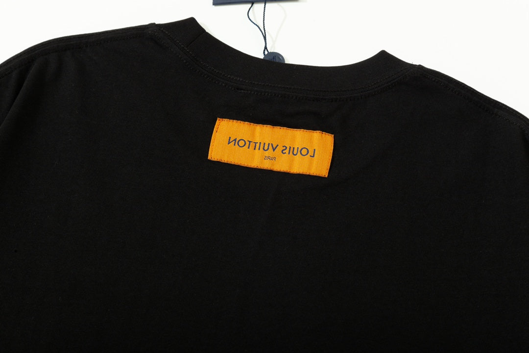 T-shirt imprimé en mousse à lettres