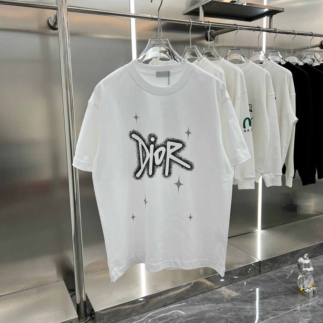 T-shirt imprimé lettre classique