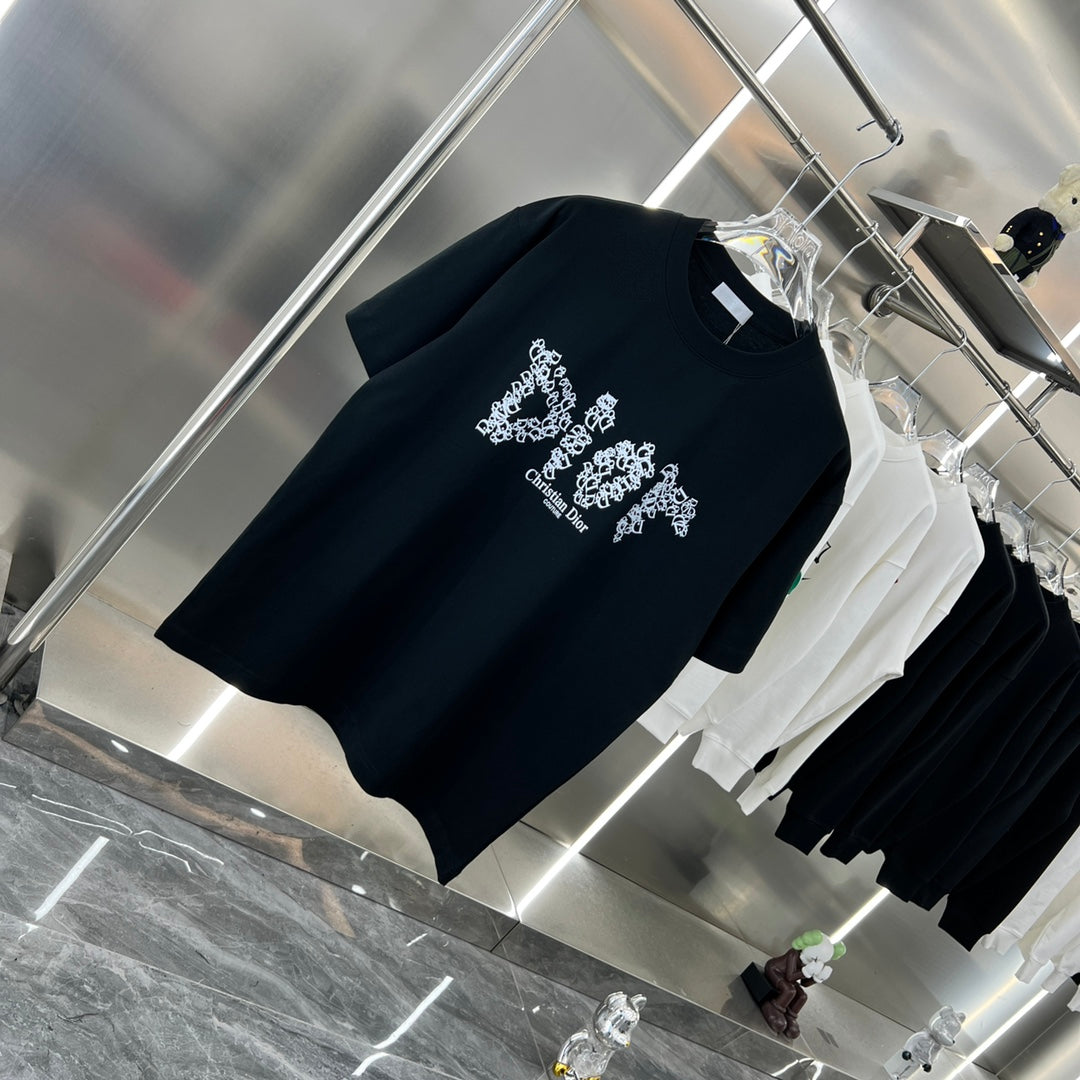 T-shirt à imprimé lettre créatif
