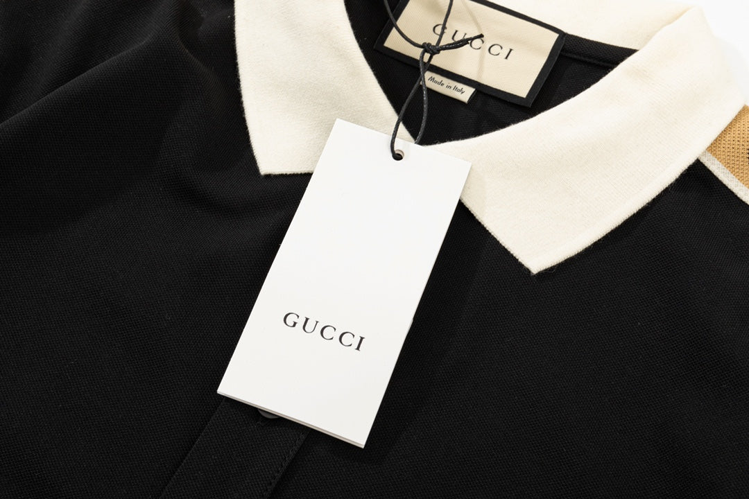 Polo patchwork Double G