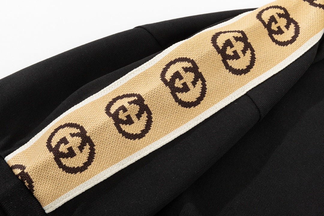 Polo patchwork Double G