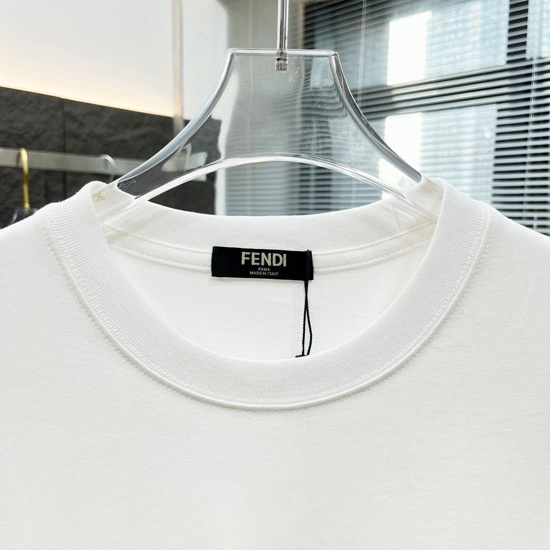 T-shirt bleu classique à imprimé lettre