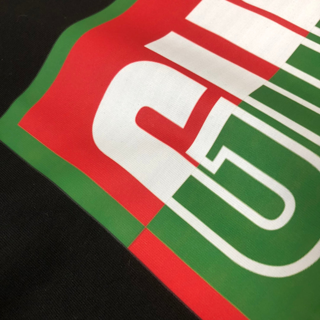 T-shirt imprimé à épissure de couleur