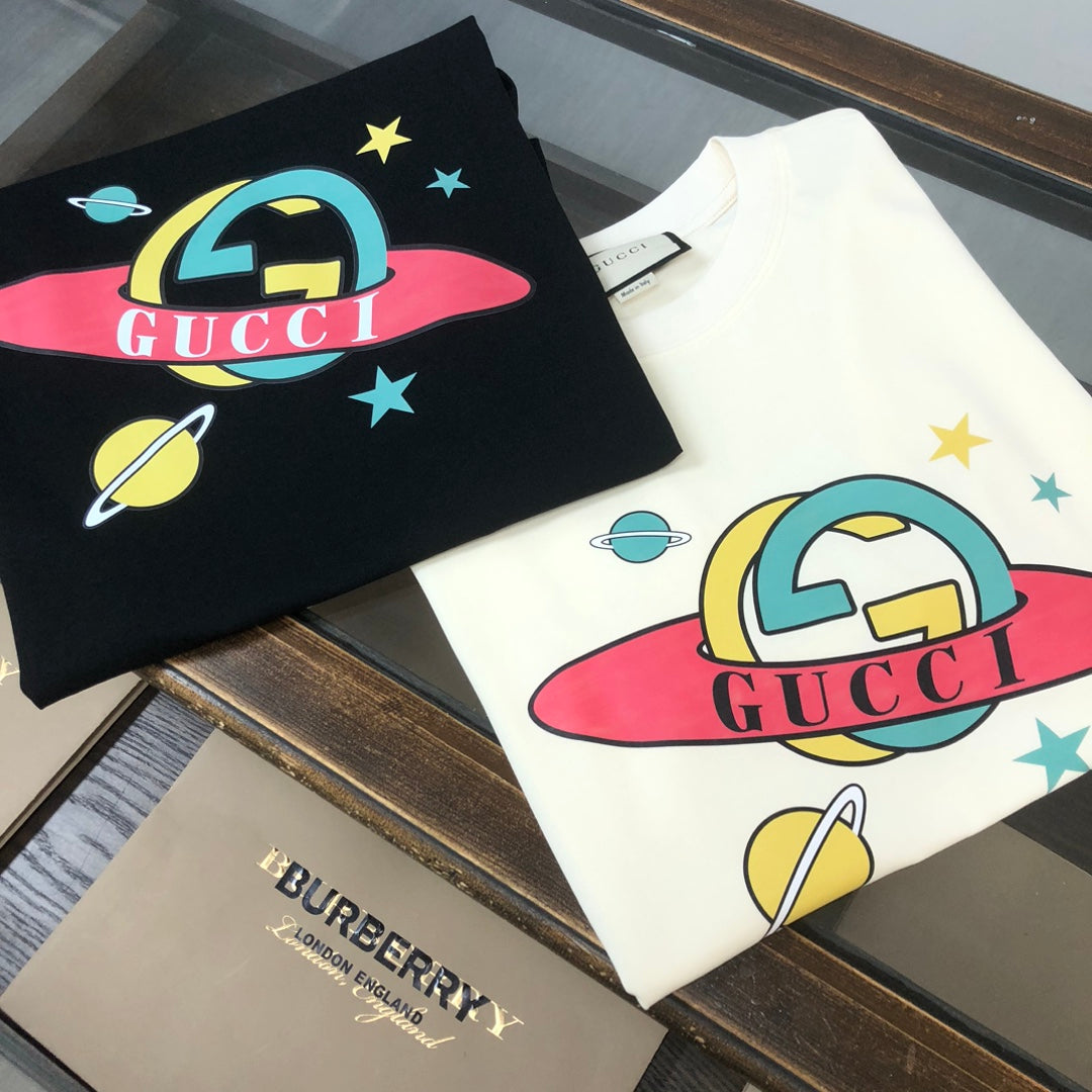 T-shirt imprimé Saturne de dessin animé
