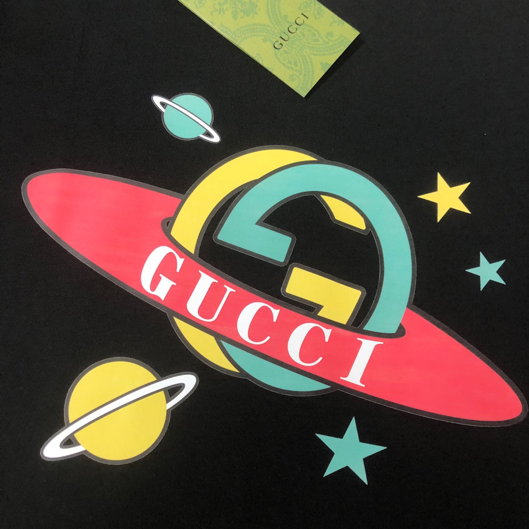 T-shirt imprimé Saturne de dessin animé