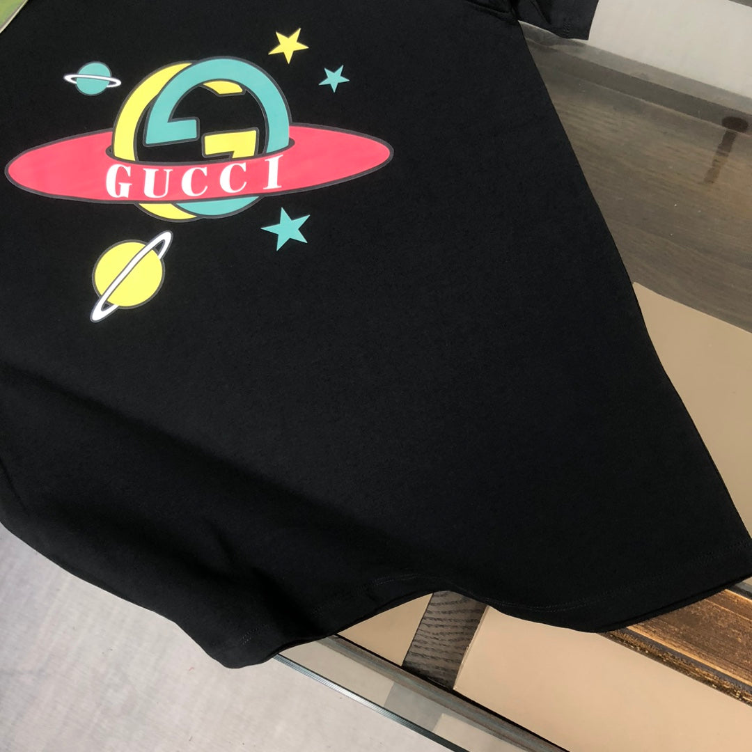 T-shirt imprimé Saturne de dessin animé