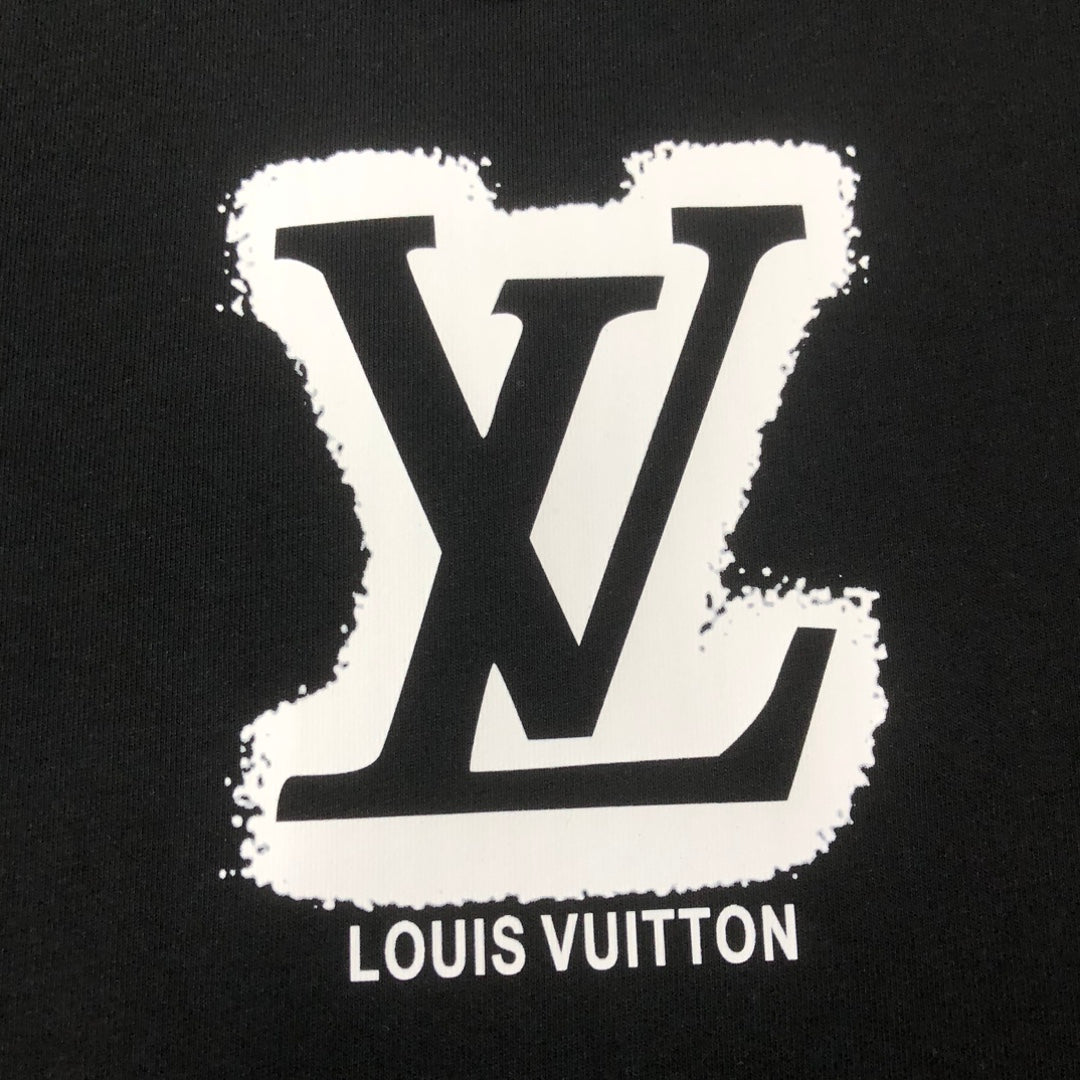 T-shirt imprimé contrasté noir et blanc