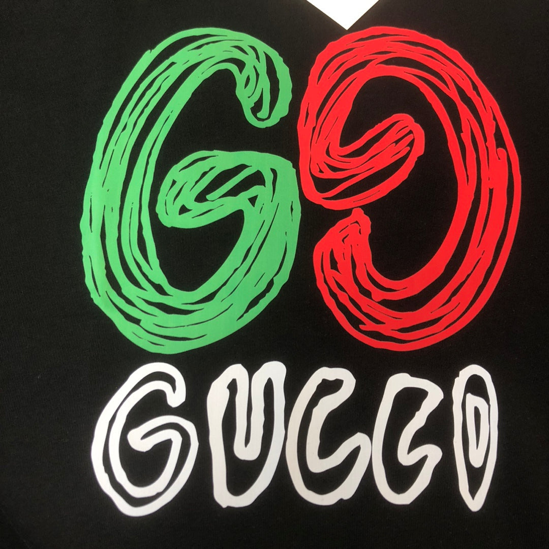 T-shirt imprimé rouge et vert