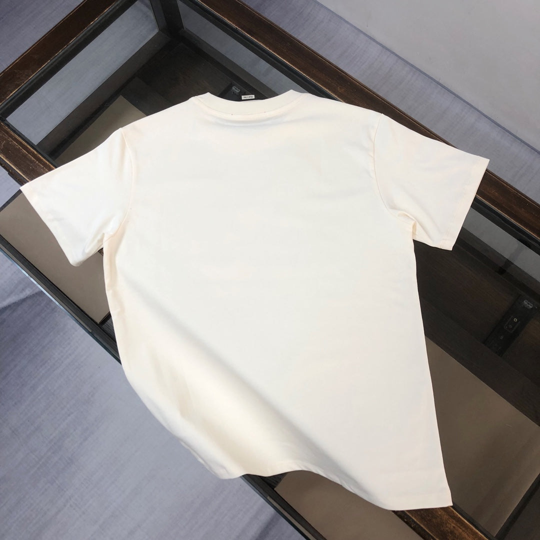 T-shirt imprimé rouge et vert