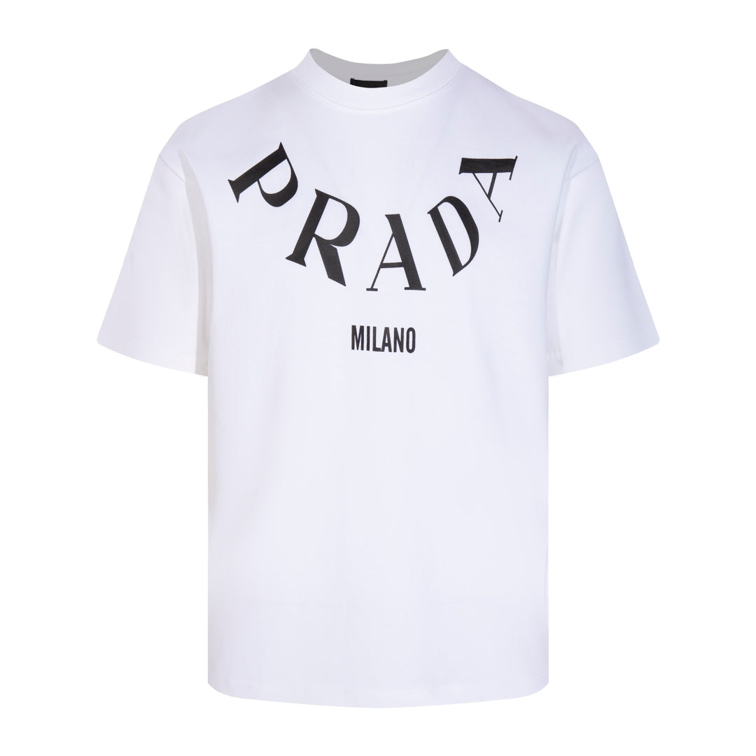 T-shirt à col imprimé