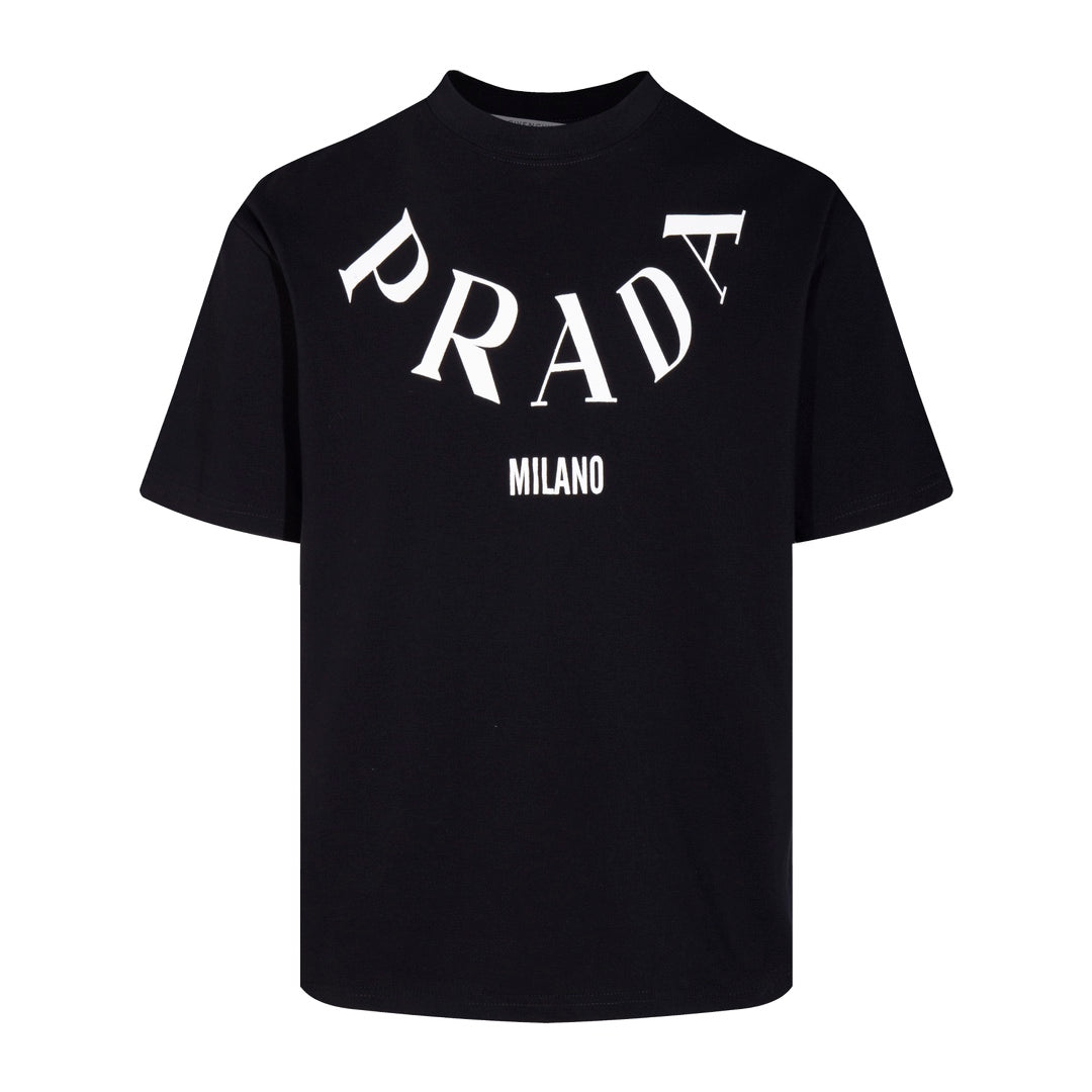 T-shirt à col imprimé