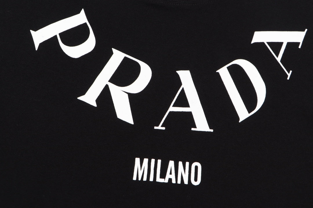 T-shirt à col imprimé