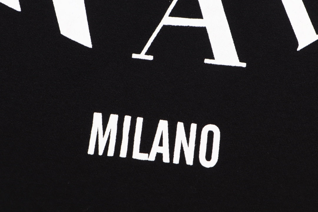 T-shirt à col imprimé