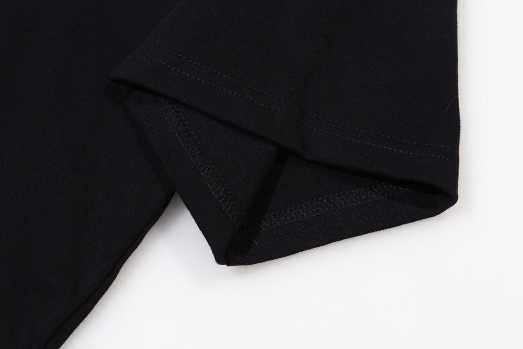 T-shirt à col imprimé