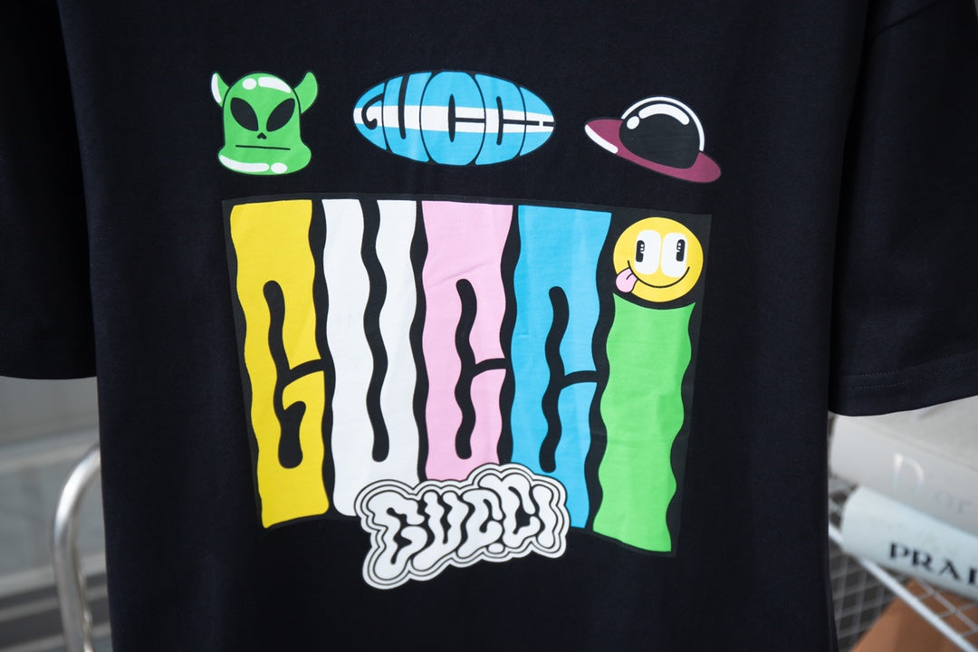 T-shirt imprimé dessin animé amusant