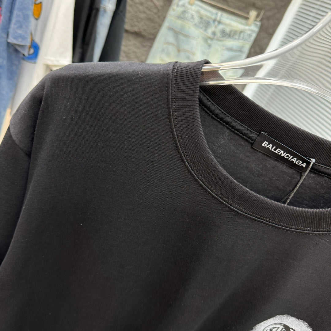 T-shirt imprimé peinture en aérosol