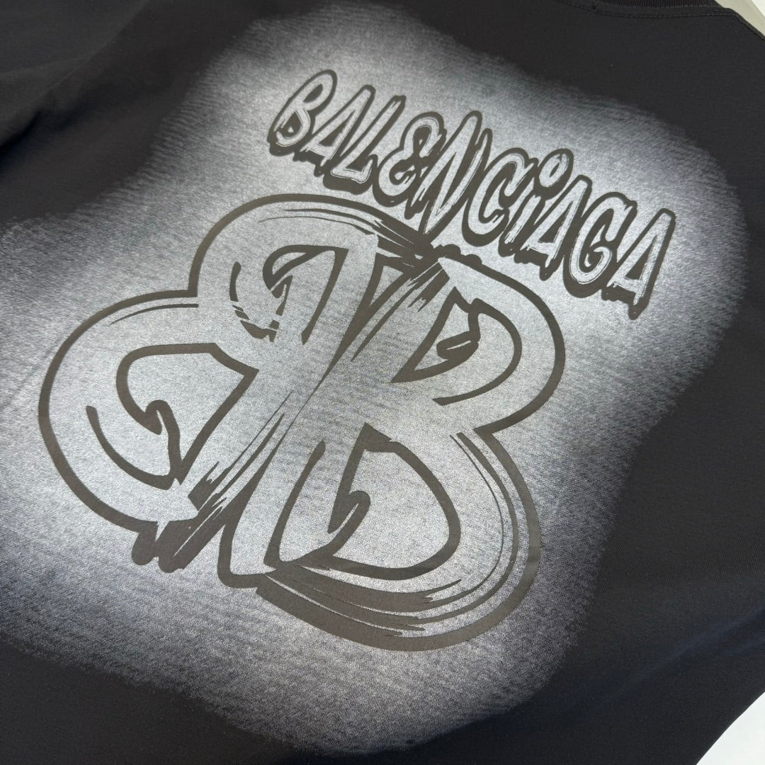 T-shirt imprimé peinture en aérosol