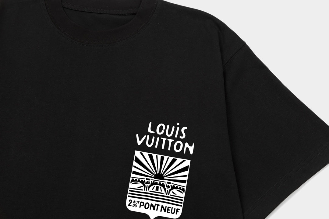 T-shirt imprimé lettres simples