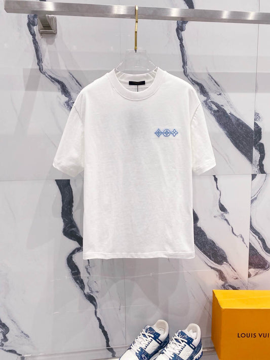 T-Shirt mit Tintenstrahlstickerei