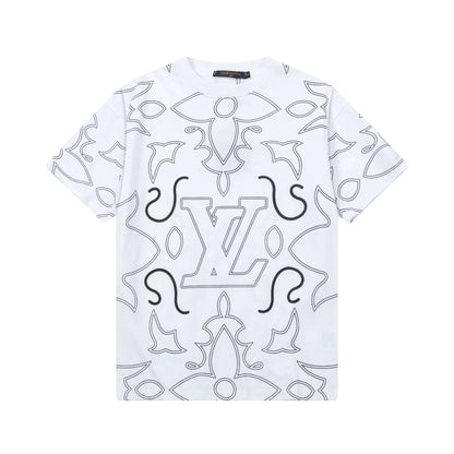 T-shirt à rayures imprimées