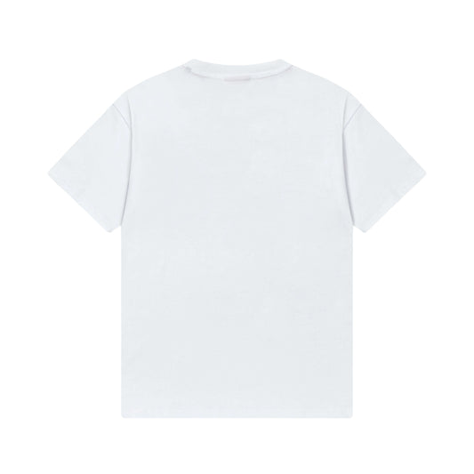 T-shirt avec lettres sur le décolleté